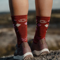 TREK GR HIGH SOCKS "LYOCELL" Aztec Bordeaux