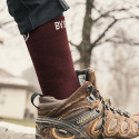 DOUBLE TREK GR "LYOCELL" HIGH SOCKS Burgundy