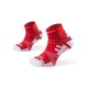 Ankle socks running XLR red