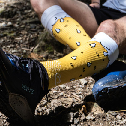 Chaussettes Trail compression "Bière"