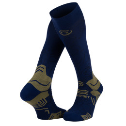 Trek GR compression Navy/Kaki- Hiking socks