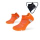 Pack x2 - Socquettes running ultra-courtes Light One orange-noir