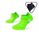 Pack x2 -Ultra low-cut running socks Light One green-black