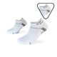 Pack x2 - Socquettes running ultra-courtes Light One blanc-blanc