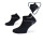 Pack x2 - Socquettes running ultra-courtes Light One noir-noir