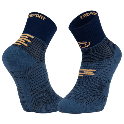 Chaussettes RUN MARATHON Mid Bleu marine