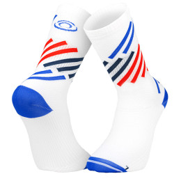 LIGHT RUN High Socks "MIAMI" Blue/Red