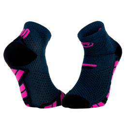 Chaussettes TRAIL ULTRA Low Bleu/Rose