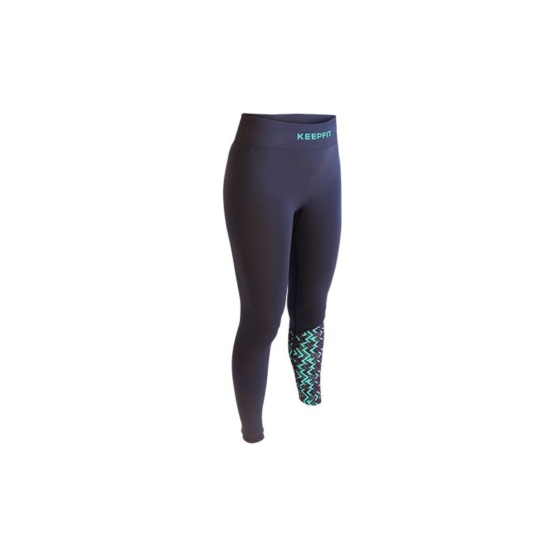 Pantalone sport anti-cellulite OSLO KEEPFIT blu-verde | Collector edition