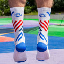 LIGHT RUN High Socks "MIAMI" Blue/Red