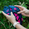 TRAIL ULTRA MID socks Blue/Pink