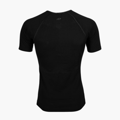 T-shirt RTECH EVO2 demi zip nero