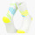 Chaussettes LIGHT RUN "MIAMI" Jaune/Vert