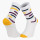 Chaussettes LIGHT RUN "RIO" Blanc/Violet/Jaune