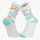 Chaussettes LIGHT RUN "RIO" Blanc/Bleu/Orange