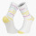 LIGHT RUN High Socks "RIO" White/Yellow/Pink