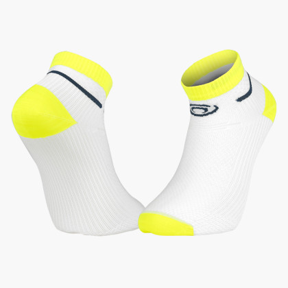 Socquettes Light Run Blanc/Jaune