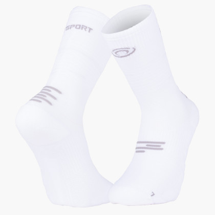 Calze RUN MARATHON High Bianco/Grigio