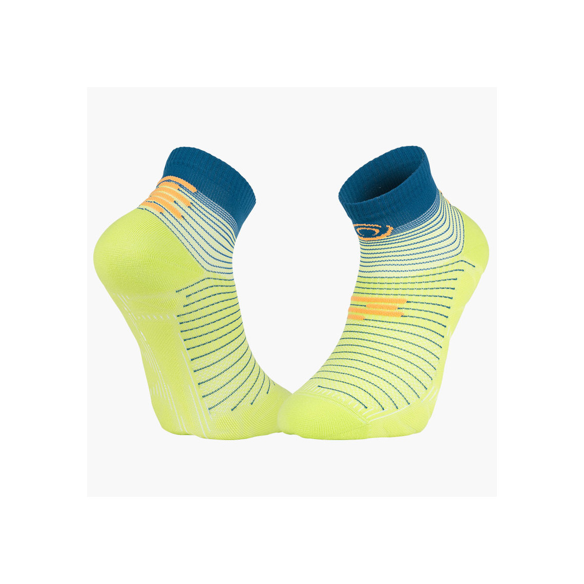 Compressport Chaussettes - Pro Marathon v2.0 - fluo red/white