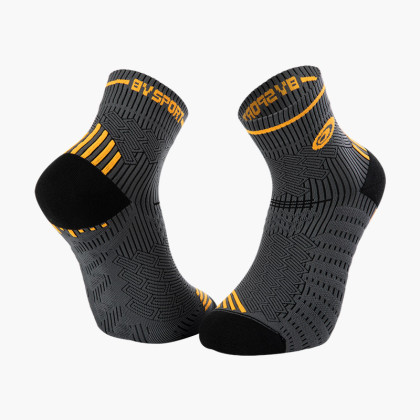 Chaussettes RUN MARATHON gris-orange