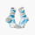 Chaussettes RSX EVO "Burlington" blanc/bleu - Collector Edition