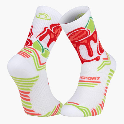 Chaussettes TRAIL ULTRA NUTRISOCKS Panna Cotta- Collector