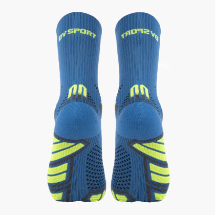 Calze TRAIL ULTRA HIGH Blu/Giallo