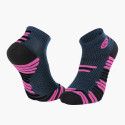 TRAIL ELITE blue-pink ankle socks