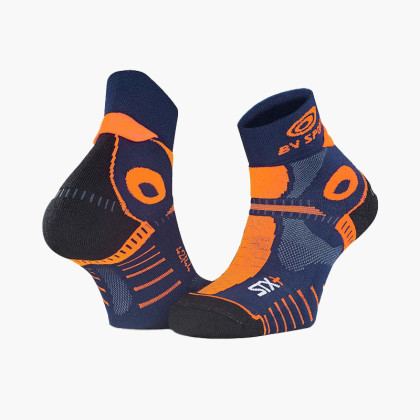 Socquettes Trail STX+ EVO bleu-orange