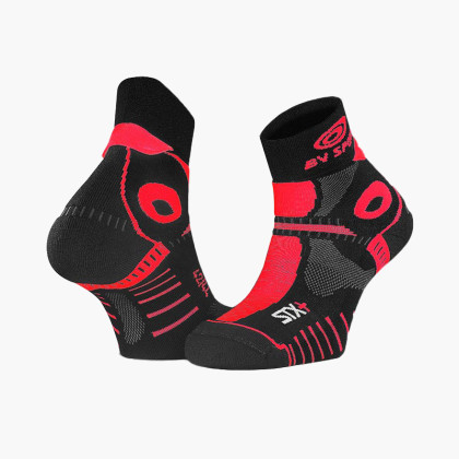 Socquettes Trail STX+ EVO noir-rouge