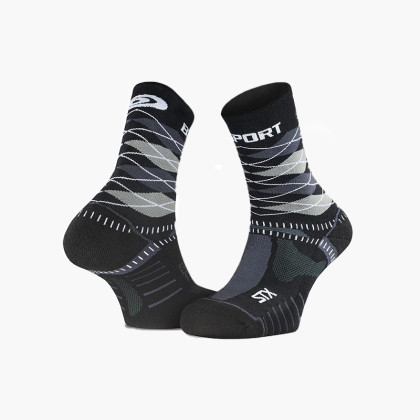 Chaussettes STX EVO "Burlington" noir/gris - Collector Edition