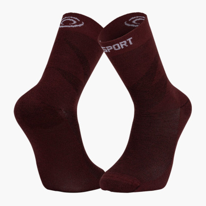 Calze alte da TREK DOUBLE GR "LYOCELL" Bordeaux