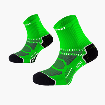 Socquettes multisports Teamsocks vert