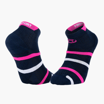 Calzini Padel corti Blu/Rosa