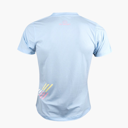 T-shirt LIGHT Bleu ciel/jaune