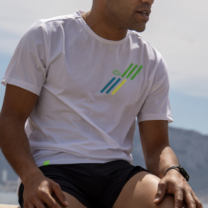 T-shirt LIGHT Blanc/Vert