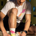 T-shirt technique LIGHT Blanc/Rose