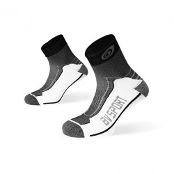 Double "polyamid" TREK ankle Socks black-grey