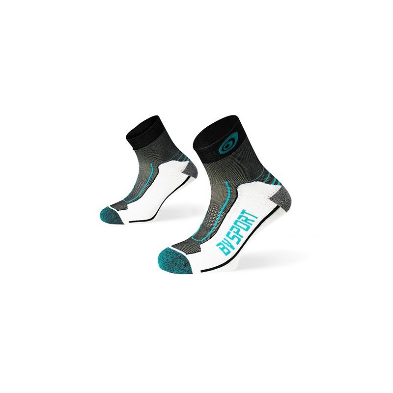 Double "polyamid" TREK ankle Socks black-blue