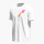 T-shirt technique LIGHT Blanc/Rose
