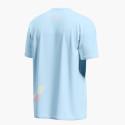 T-Shirt LIGHT tecnico a maniche corte Blu azzurro/Giallo