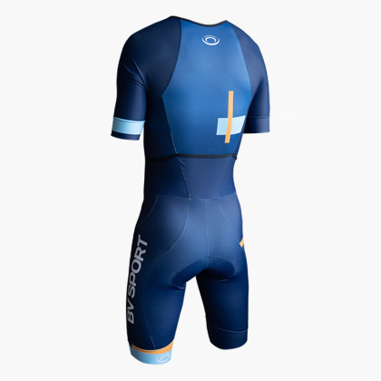 Body Trifonction manica corta 3X200 blu/arancione