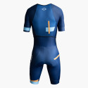 Body Trifonction manica corta 3X200 blu/arancione