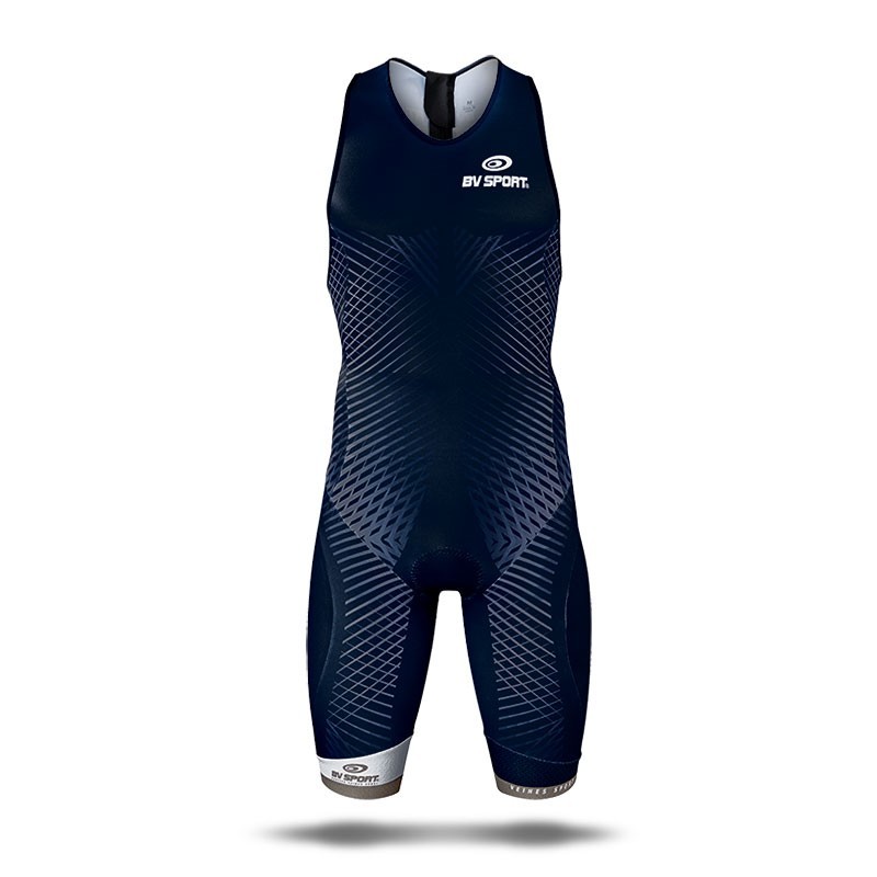 Triathlon suit 3X100 blue-gold