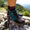 Calza_corte_da_trekking_TREK_EVO_blu-rosa