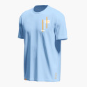 T-shirt LIGHT tecnico a maniche corte blu/arancione
