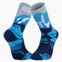 Chaussettes TREK SUMMIT Lyocell Alpes Bleu