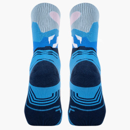 TREK SUMMIT Lyocell Alpes Blue Hiking Socks