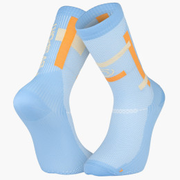 Chaussettes LIGHT RUN "BALI" Ciel/Orange