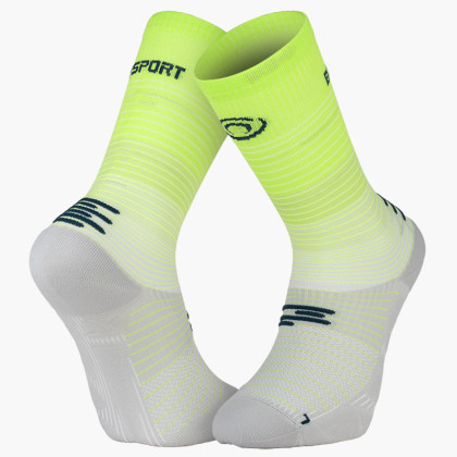 RUN MARATHON HIGH Socks Grey/Lime